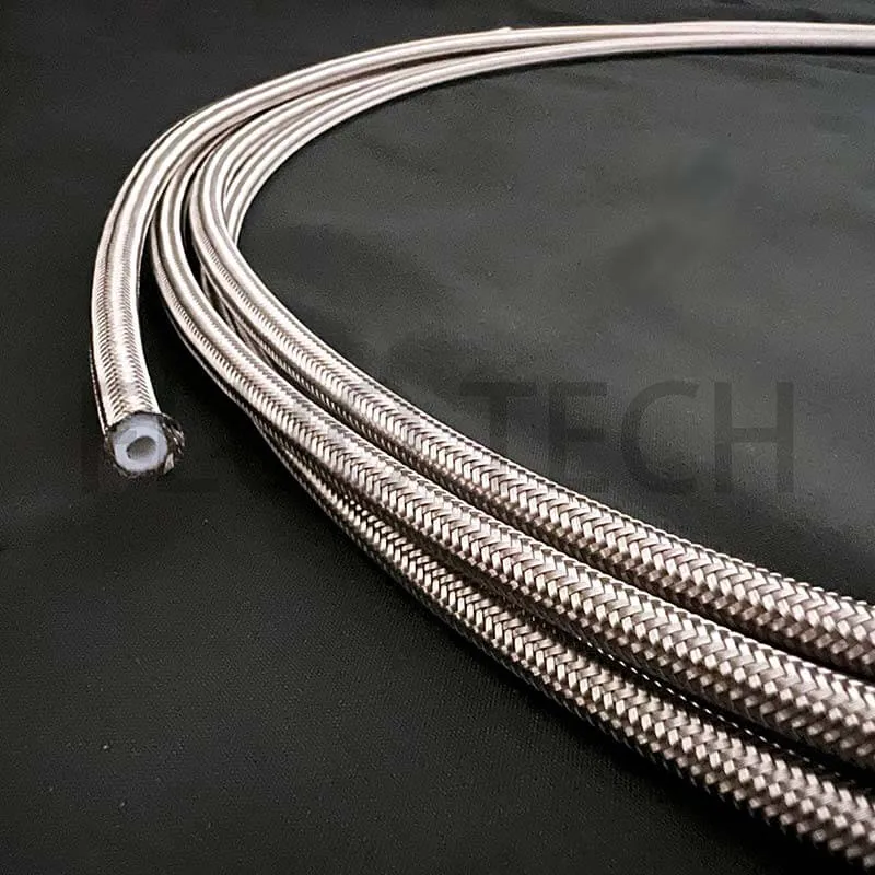 Stainless Steel Braided Fluoroplastic Tubing