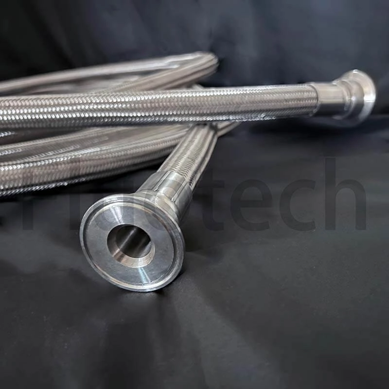 Stainless Steel Braided Fluoroplastic Tubing