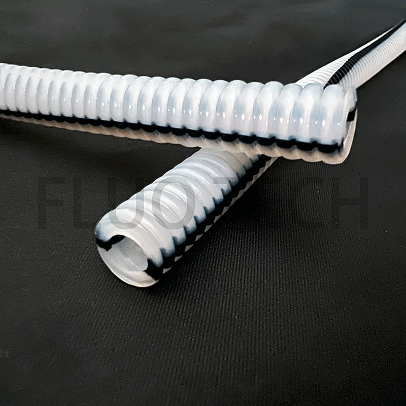 Fluoroplastic Inner Layer Antistatic Convoluted Tubing